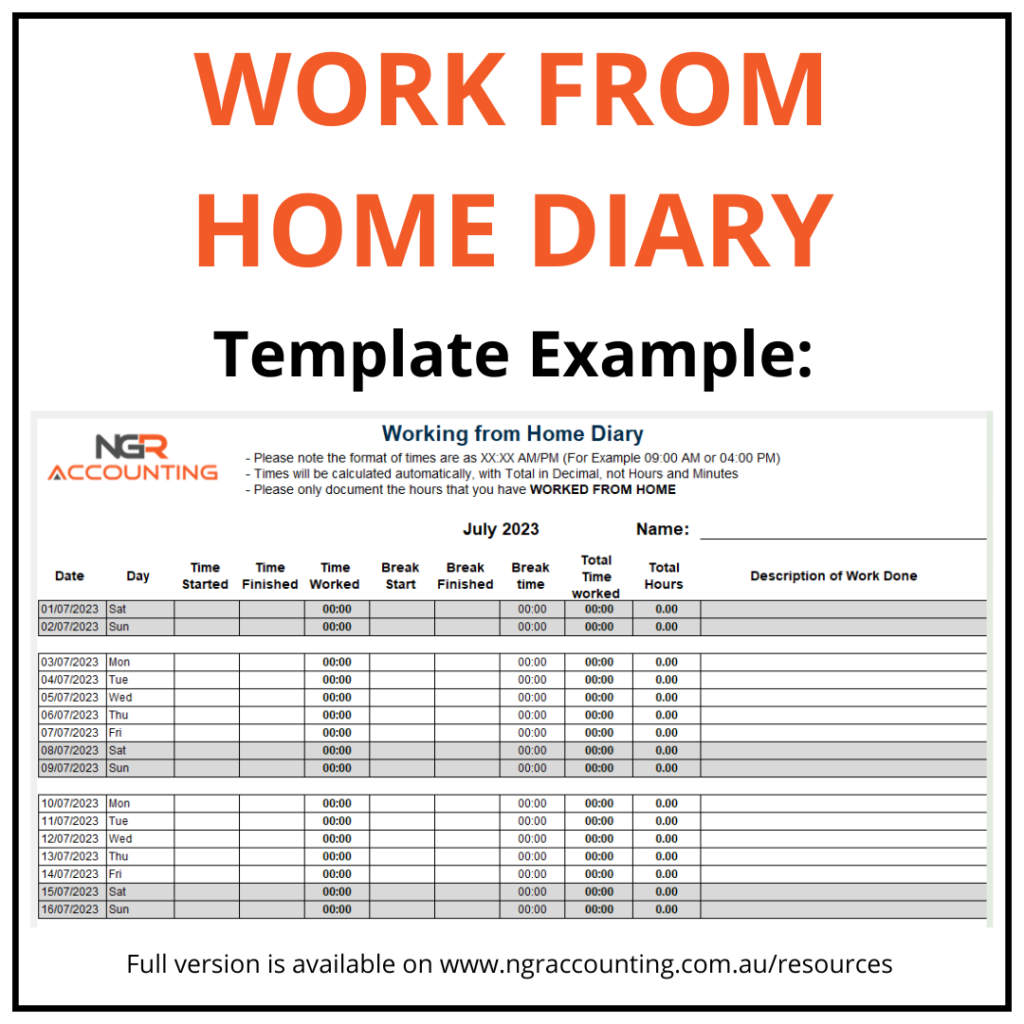 Claiming Work from Home Expenses on Your 2022/2023 Tax Return
